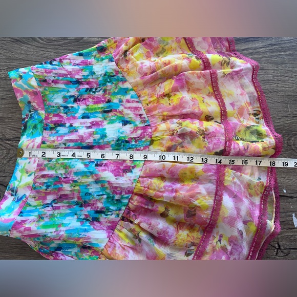 ROCOCO SAND‎ tiered floral mini skirt size small - Picture 6 of 7